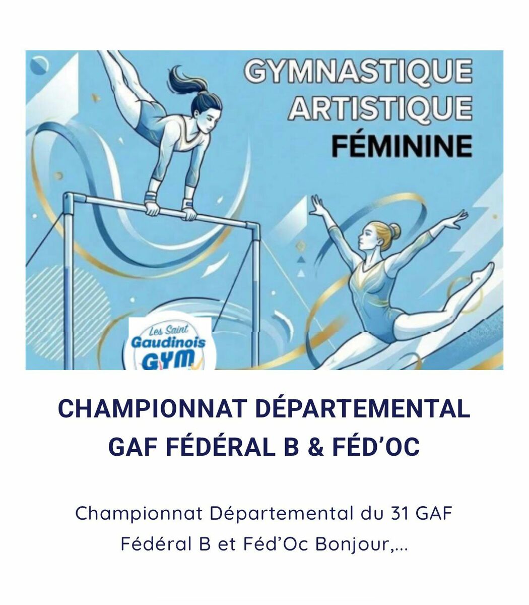 CR Championnat départemental Fed B & Fed' Occ - 21 et 22 mars à St Gaudens