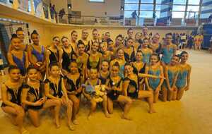 CR du championnat inter dep ensembles et duo GR à Lourdes