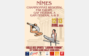 CR Championnat Régional par équipe Fed A - 12 & 13 avril à Nîmes (30)