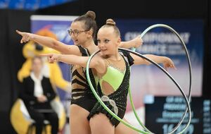 CR du championnat de France GR ensembles et duos à Paris