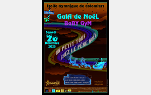 GALA de Noël baby gym le 20 décembre