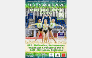 CR championnat ​régional équipe performance régionales 7-8 et 9 ans - 18 et 19 avril 2026 à Montauban