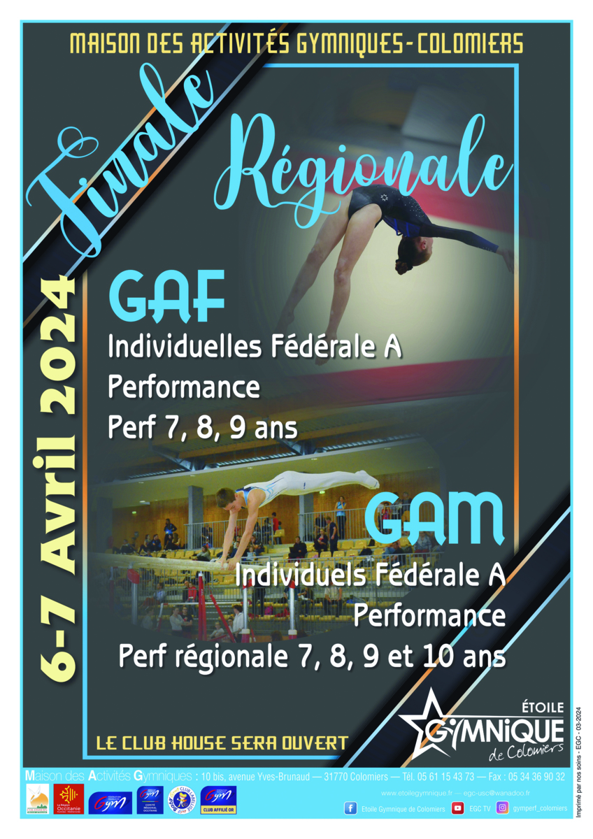 GAM/GAF finale régionale Individuel