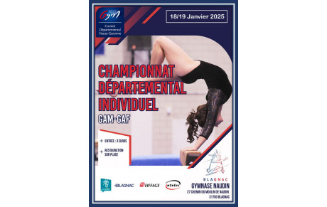 CR du Championnat Départemental Individuel - 18 et 19 Janvier à Blagnac (31)