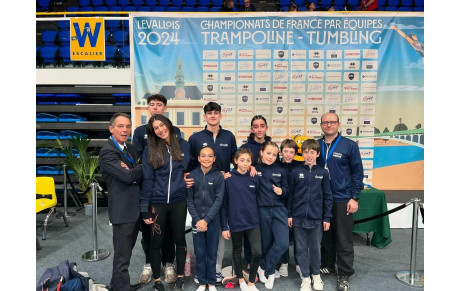 CR du championnat de France de Trampoline Décembre 2024 à Levallois