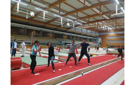 Zoom sur 2 bénévoles de la section Handi sport adapté