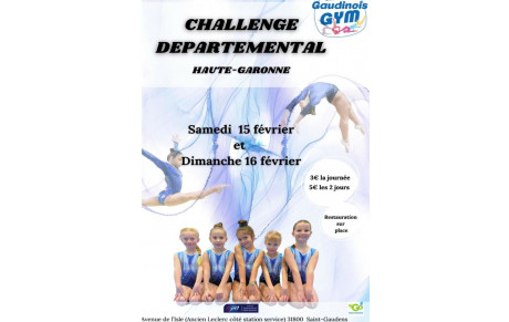 CR Challenge Départemental - du 15 et 16 Février à St Gaudens (31)
