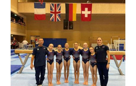 Manon Milan en équipe de France lors du match international U13 !