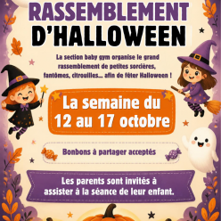 semaine Halloween à la baby gym